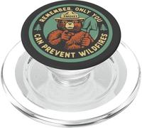 Remember Only You Can Prevent Wildfires Pointing Smokey Bear PopSockets PopGrip for MagSafe