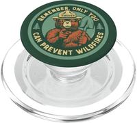 Remember Only You Can Prevent Wildfires Pointing Smokey Bear PopSockets PopGrip for MagSafe