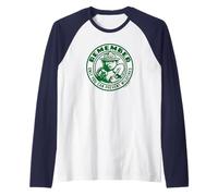 Remember Only You Vintage Smokey Bear Officially Licensed Raglan Baseball Tee