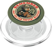 Remember Only You Vintage Smokey Bear Seal Retro PopSockets PopGrip for MagSafe