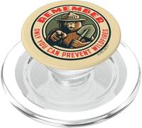 Remember Only You Vintage Smokey Bear Seal Retro PopSockets PopGrip for MagSafe