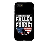 Remember Our Fallen We Will Never Forget Patriotic Tribute Case for iPhone SE (2020) / 7/8