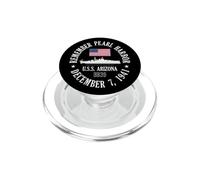 Remember Pearl Harbor December 7, 1941 U.S.S. Arizona BB39 PopSockets PopGrip for MagSafe
