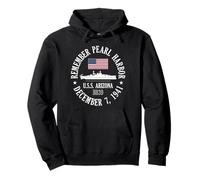 Remember Pearl Harbor December 7, 1941 U.S.S. Arizona BB39 Pullover Hoodie