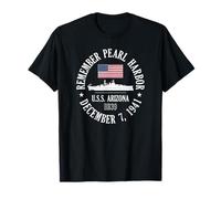 Remember Pearl Harbor December 7, 1941 U.S.S. Arizona BB39 T-Shirt