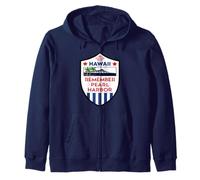 Remember Pearl Harbor Hawaii Zip Hoodie