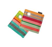 Remember Pot Holder No. 3 - Set of 2-100% Cotton - Striped Pot Holders | Heat Resistant Kitchen Pot Holders Set, Convenient Protection for Cooking, Baking and Serving in the Kitchen, Heavy Duty