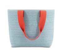 Remember - Remember Shoulder Tote Basket Shopping Carry Bag In Pale Blue