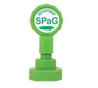 REMEMBER SPaG Teacher Stamp. Quality Xclamations Mount, Self inking, Re-inkable, 22mm