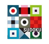 REMEMBER SU2 Sudoku - The Popular Thinking Game as a Board Game with Numbers or Colours in Folding Box, 9 x 9 cm