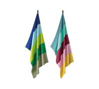 Remember Tea Towels Set - 50 x 70 cm - 100% Cotton - Colourful Tea Towels Set (No. 22)