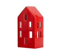 REMEMBER Tealight House Red Dolomite 17 x 7 cm