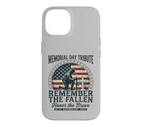 Remember The Fallen Honor The Brave Soldier Memorial Day Case for iPhone 14