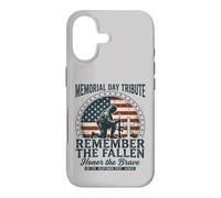 Remember The Fallen Honor The Brave Soldier Memorial Day Case for iPhone 17