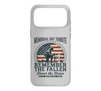 Remember The Fallen Honor The Brave Soldier Memorial Day Case for iPhone 17 Pro Max