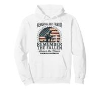 Remember The Fallen Honor The Brave Soldier Memorial Day Pullover Hoodie