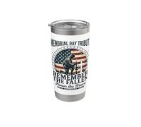 Remember The Fallen Honor The Brave Soldier Memorial Day Stainless Steel Insulated Tumbler