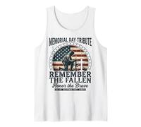 Remember The Fallen Honor The Brave Soldier Memorial Day Tank Top