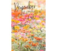 Remember the Goodness of God Journal / Notebook / Lined Pages / Christian / Christian Notebook