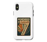 Remember The Sabbath To Keep It Holy 7 Vintage Case for iPhone X/XS