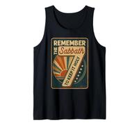 Remember The Sabbath to Keep It Holy 7 Vintage Tank Top