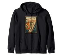 Remember The Sabbath To Keep It Holy 7 Vintage Zip Hoodie