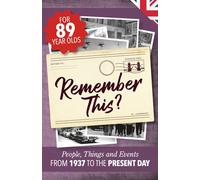 Remember This?: People, Things and Events from 1937 to the Present Day (UK Edition): 3 (Milestone Memories UK)