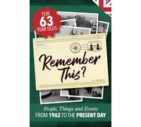 Remember This?: People, Things and Events from 1962 to the Present Day (UK Edition): 28 (Milestone Memories UK)