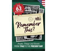 Remember This?: People, Things and Events from 1962 to the Present Day (US Edition): 28 (Milestone Memories)