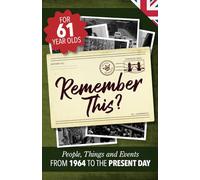 Remember This?: People, Things and Events from 1964 to the Present Day (UK Edition): 30 (Milestone Memories UK)