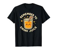 Remember to Drink Juice Cute Funny Orange Juice Value Graphic T-Shirt