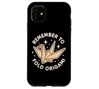 "Remember to Fold Origami" Papercraft Theme Cute Case for iPhone 11
