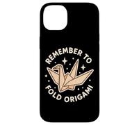 "Remember to Fold Origami" Papercraft Theme Cute Case for iPhone 14 Plus