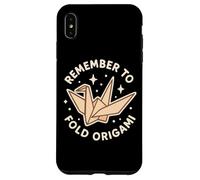 "Remember to Fold Origami" Papercraft Theme Cute Case for iPhone XS Max