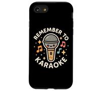 "Remember to Karaoke" Funny Cute Character Case for iPhone SE (2020) / 7/8
