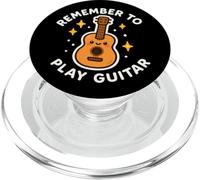 "Remember to Play Guitar" Cute Music Theme PopSockets PopGrip for MagSafe