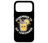 "Remember to Sip Lemonade" Cute Funny Juice Case for iPhone 17 Pro Max