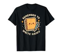 Remember to Write Haiku Cute Funny Journal Character T-Shirt