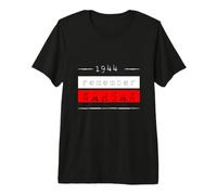 Remember Warsaw Uprising 1944 Polish Resistance Premium T-Shirt