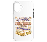 Remember What Christ Did Religious Teens Jesus King Of Love Case for iPhone 16