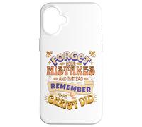 Remember What Christ Did Religious Teens Jesus King Of Love Case for iPhone 16 Plus