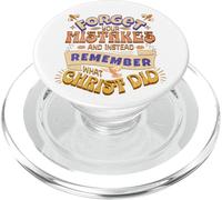 Remember What Christ Did Religious Teens Jesus King Of Love PopSockets PopGrip for MagSafe