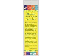 Remember What is Most Important by Vickie M. Worsham (BKM115) Bookmark - Blue Mountain Arts