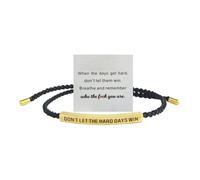 Remember Who The F You Are Bracelet Dont Let The Hard Days Win Bracelet