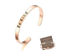 Remember Who The F You Are Motivational Color Bangle, Stainless Steel Engraved Inspirational Message Fashion Cuff Bracelet Personalized Opening Adjustable Bracelet Jewelry Gift for Women, Adjustable