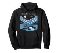 Remember Who You Are Funny T Rex Dinosaur Chicken Pullover Hoodie
