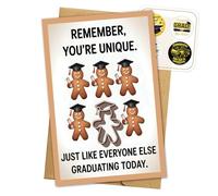 Remember You’re Unique Graduating Today Card Congratulations Graduation Cards 2026 Gift for High School Student College Him Her Friends Gifts Congrats Graduate Grad Greeting Card 5.3'' x 8" G43