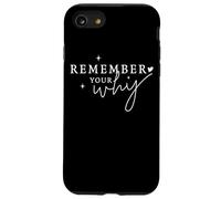 Remember Your Why Inspirational Motivational Quote Case for iPhone SE (2020) / 7/8