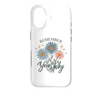 Remember Your Why Inspirational Quote Case for iPhone 17