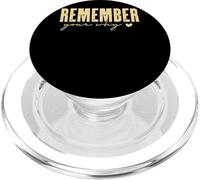 Remember Your Why Motivational Encouragement Reminder PopSockets PopGrip for MagSafe